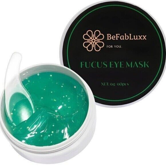 Under Eye Mask (60 PCS)Fucus Antioxidant Patches pads Hyaluronic Acid Collagen - Picture 1 of 7